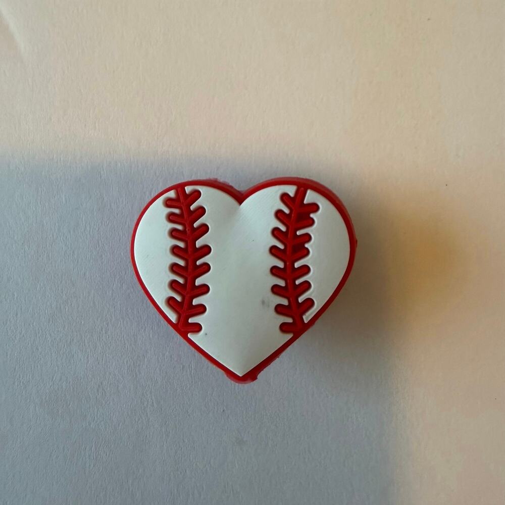 Bogg Bag Bits, Charms, Accessories Baseball Heart New No Tags